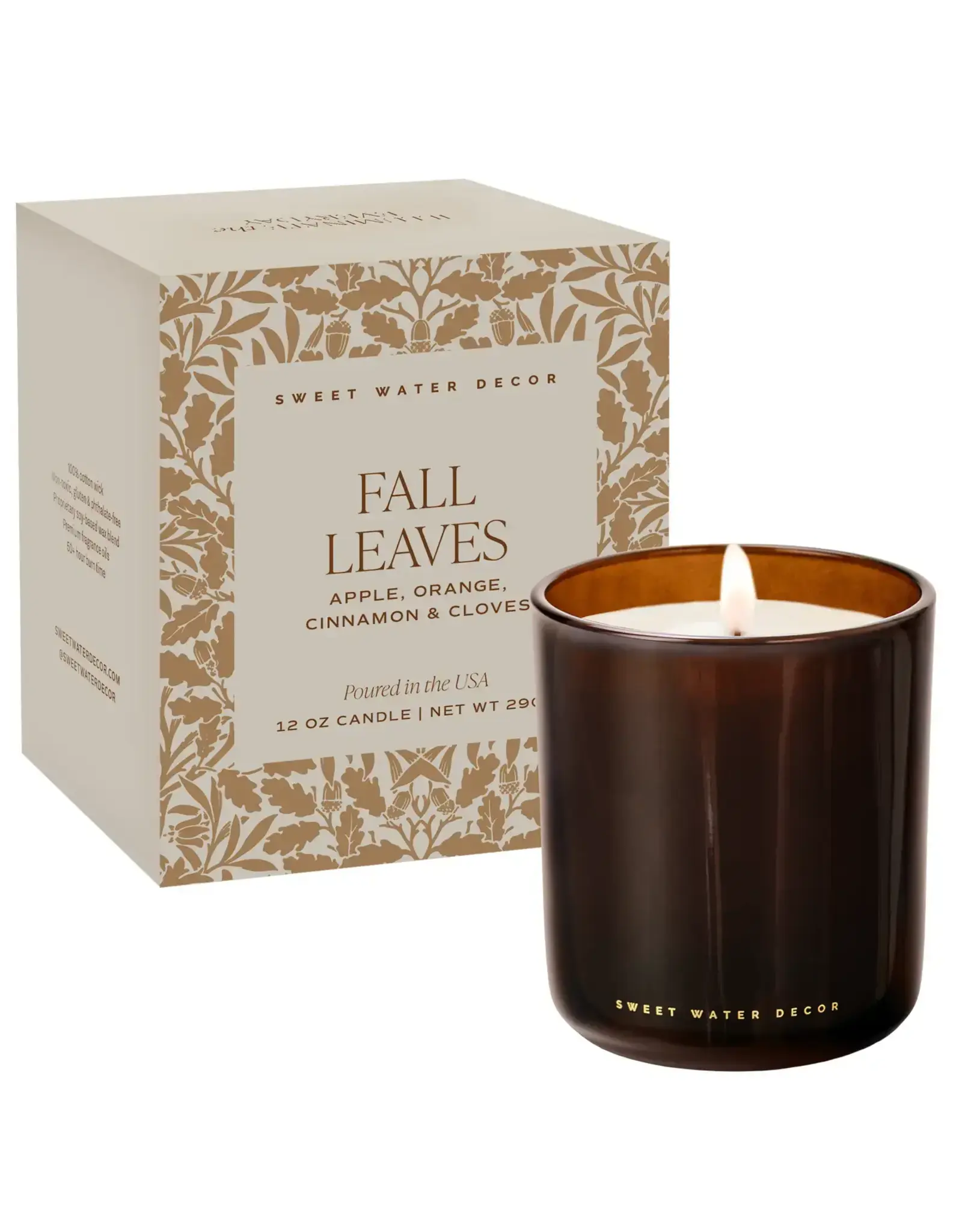 Fall Leaves 12oz Boxed Soy Candle