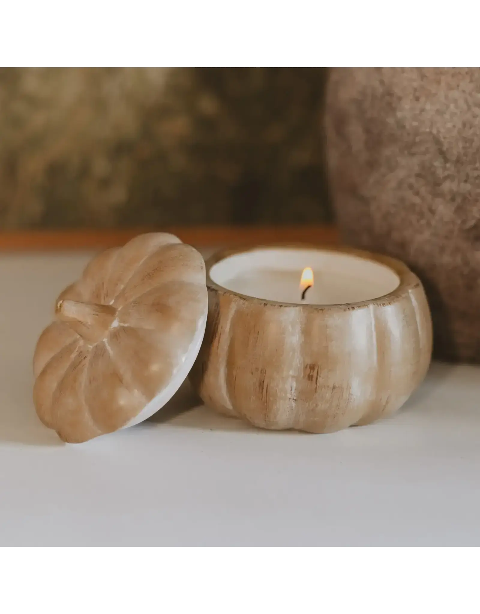 Pumpkin Spice Soy Candle - 8 oz Pumpkin Jar