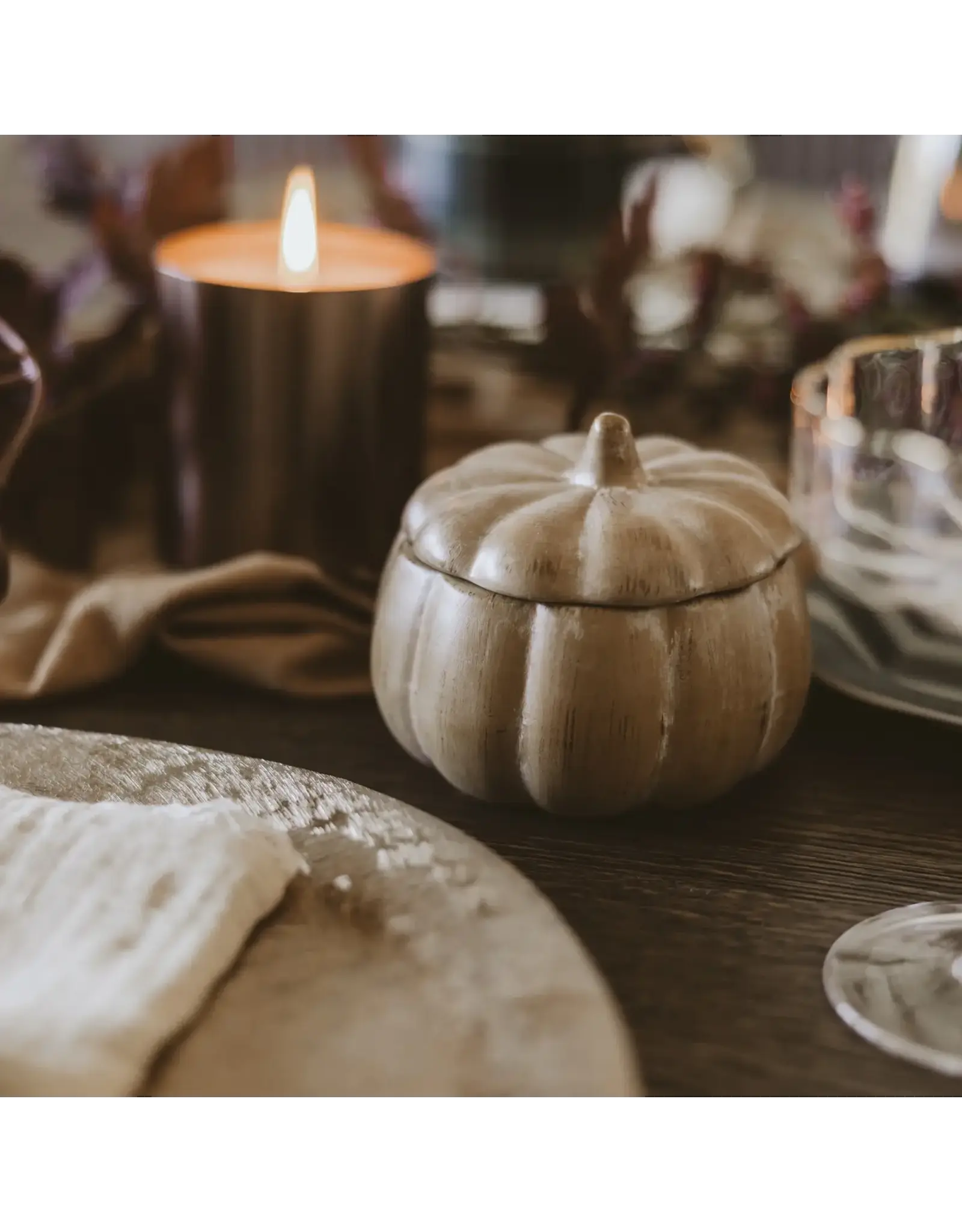 Pumpkin Spice Soy Candle - 8 oz Pumpkin Jar