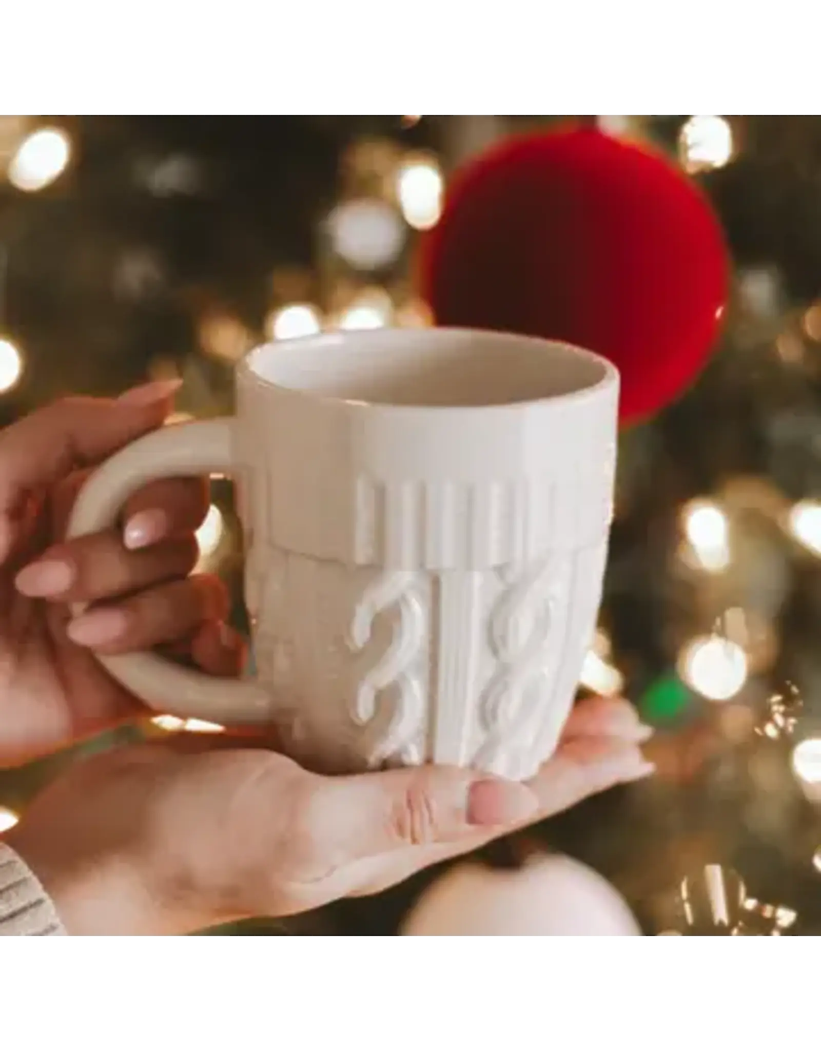 Cream Sweater Coffee Mug