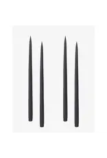 Danish Taper Candle | Set of 2 Black 10"
