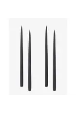 Danish Taper Candle | Set of 2 Black 14"