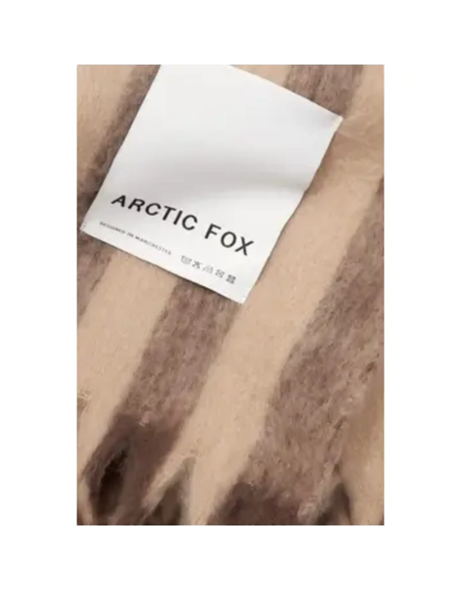 The Wool Stripe Throw, Burnt Umber Stripe