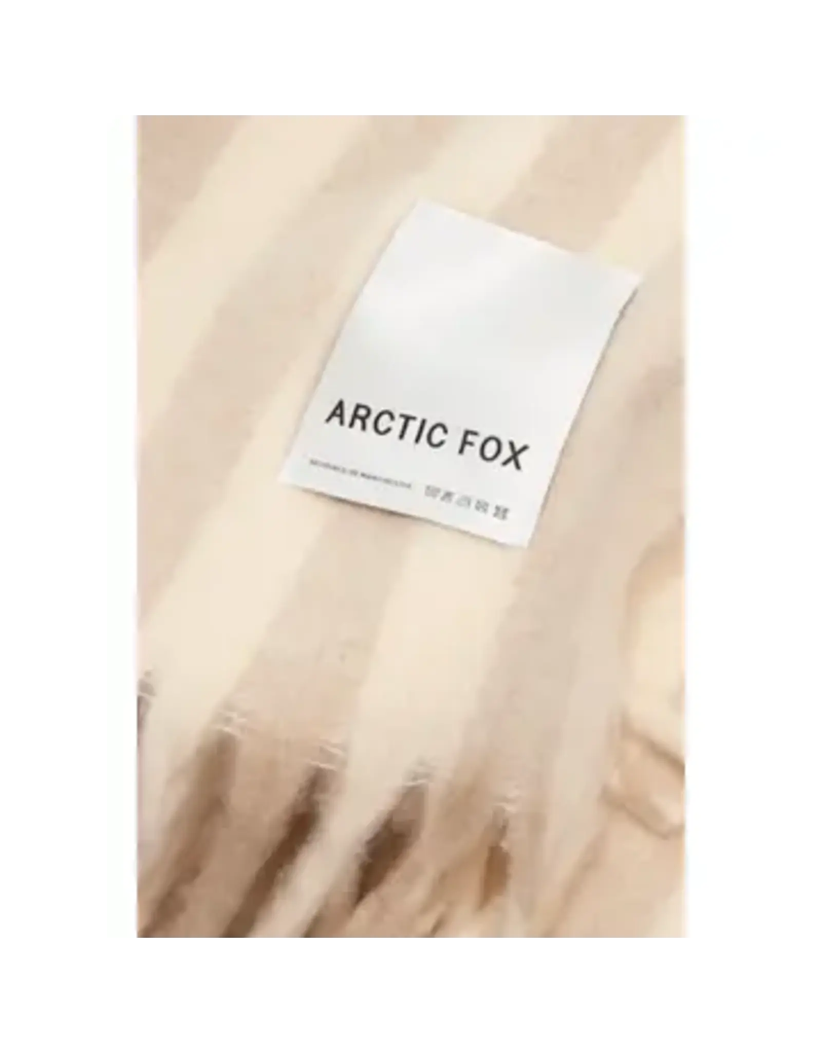 The Wool Stripe Throw, Pale Taupe Stripe