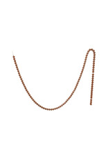 Plastic Beaded Ball Garland, Copper Finish