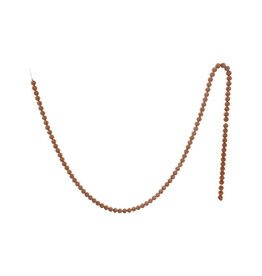 Plastic Beaded Ball Garland, Copper Finish