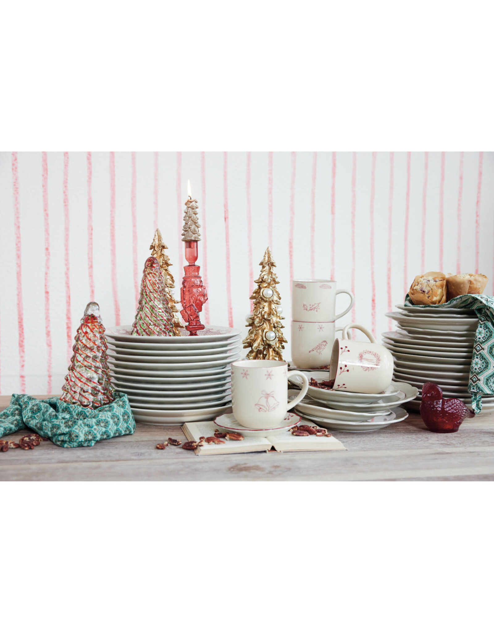 12 oz. Hand-Stamped Stoneware Mug
