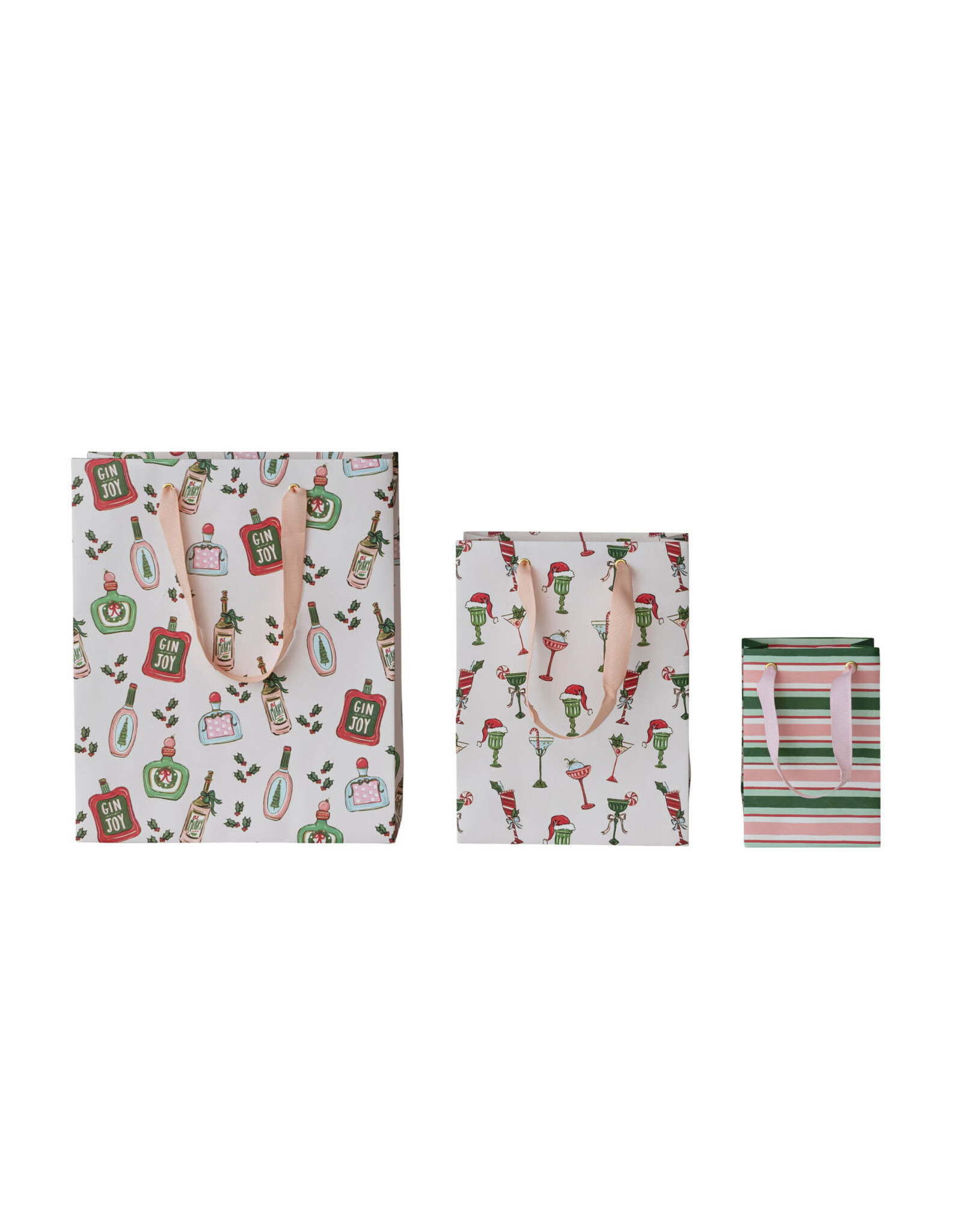 Gift Bag with Grosgrain Ribbon Handles, Large