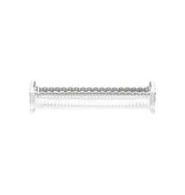 Pressed Glass Scalloped Cracker Dish