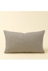 21x12 Black Ticking Pillow