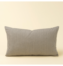 21x12 Black Ticking Pillow