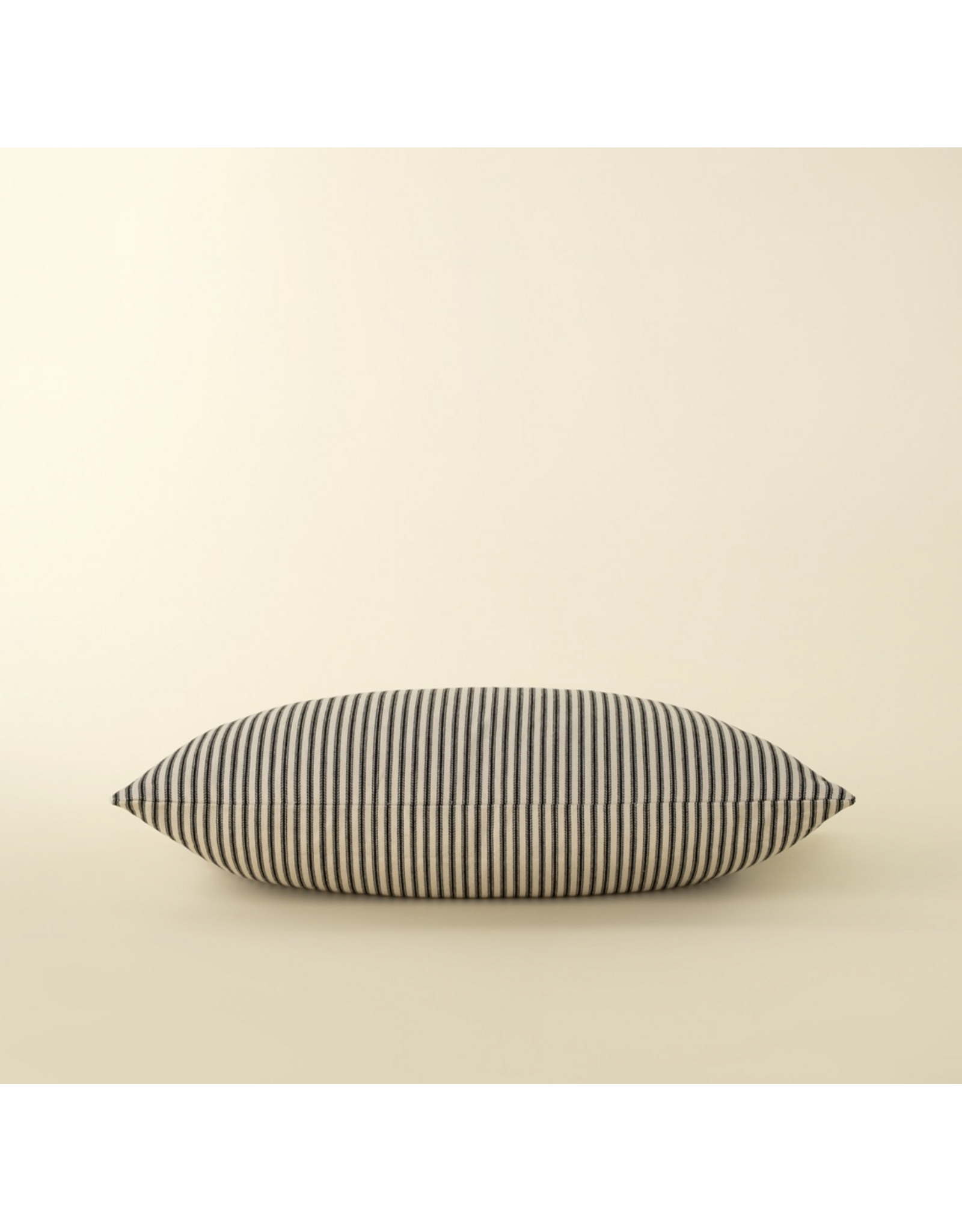 21x12 Black Ticking Pillow