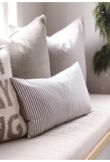 21x12 Black Ticking Pillow