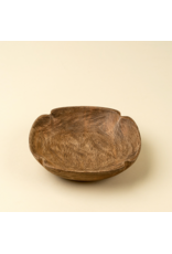 Spade Carved Dish, Round