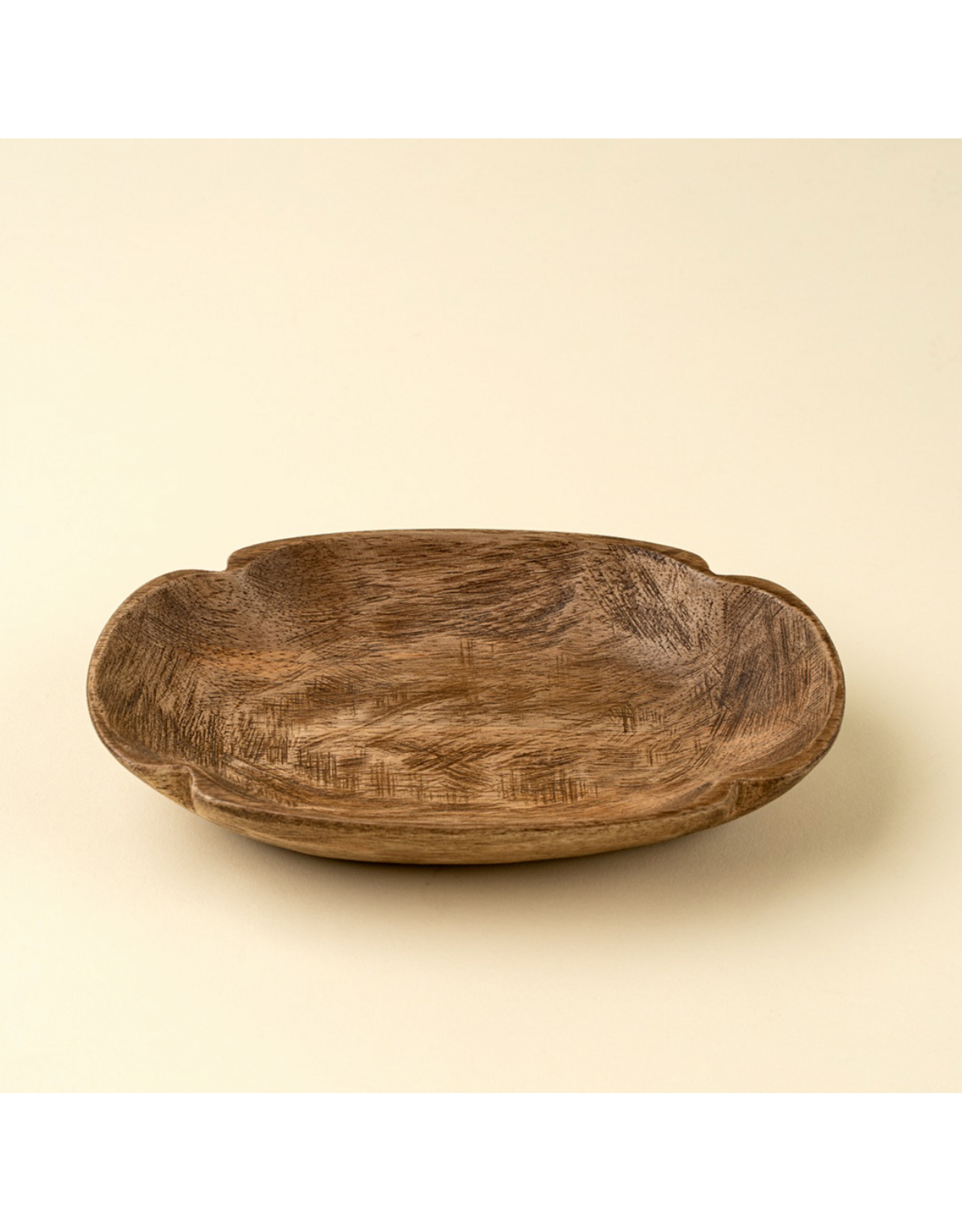 Spade Carved Dish, Oval