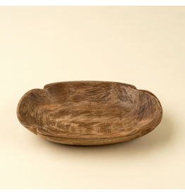 Spade Carved Dish, Oval