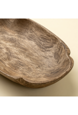 Spade Carved Dish, Oval