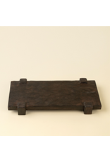 Drift Pedestal Tray S, Dark Brown