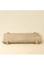 Drift Pedestal Tray L, Bleached