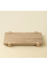 Drift Pedestal Tray S, Bleached