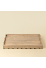 Scalloped Edge Tray, Rectangular