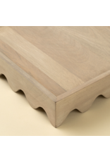 Scalloped Edge Tray, Square