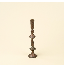 Petra Forged Candlestick S, Rustic Brass