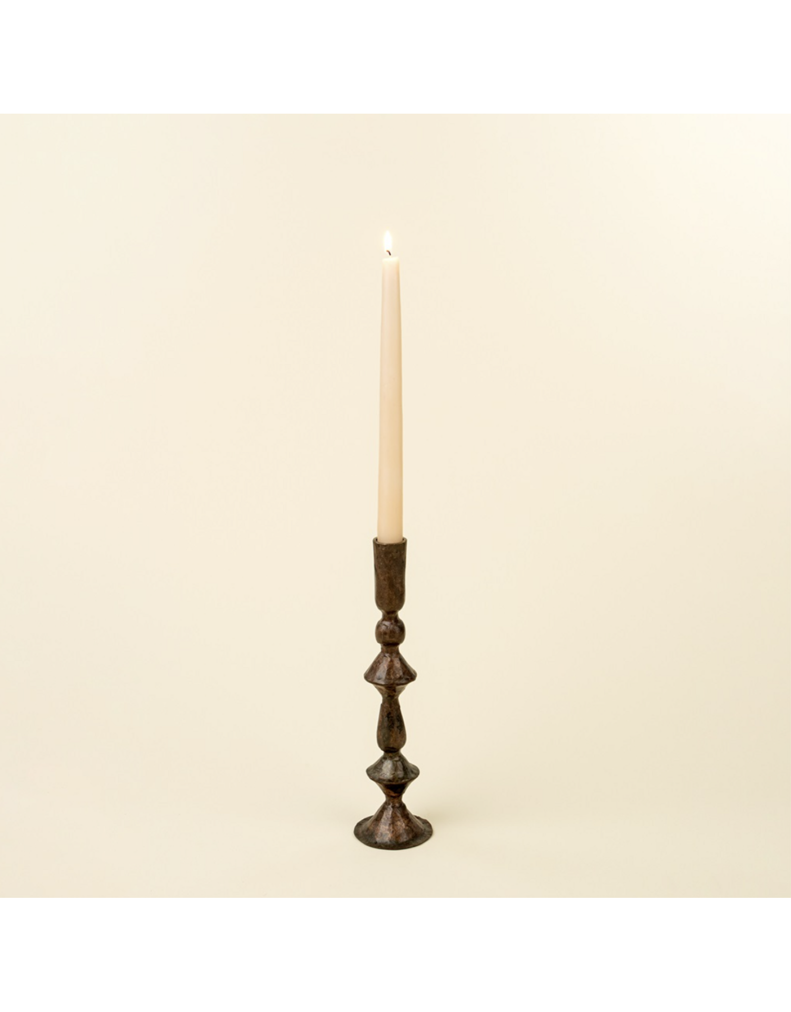 Petra Forged Candlestick S, Rustic Brass
