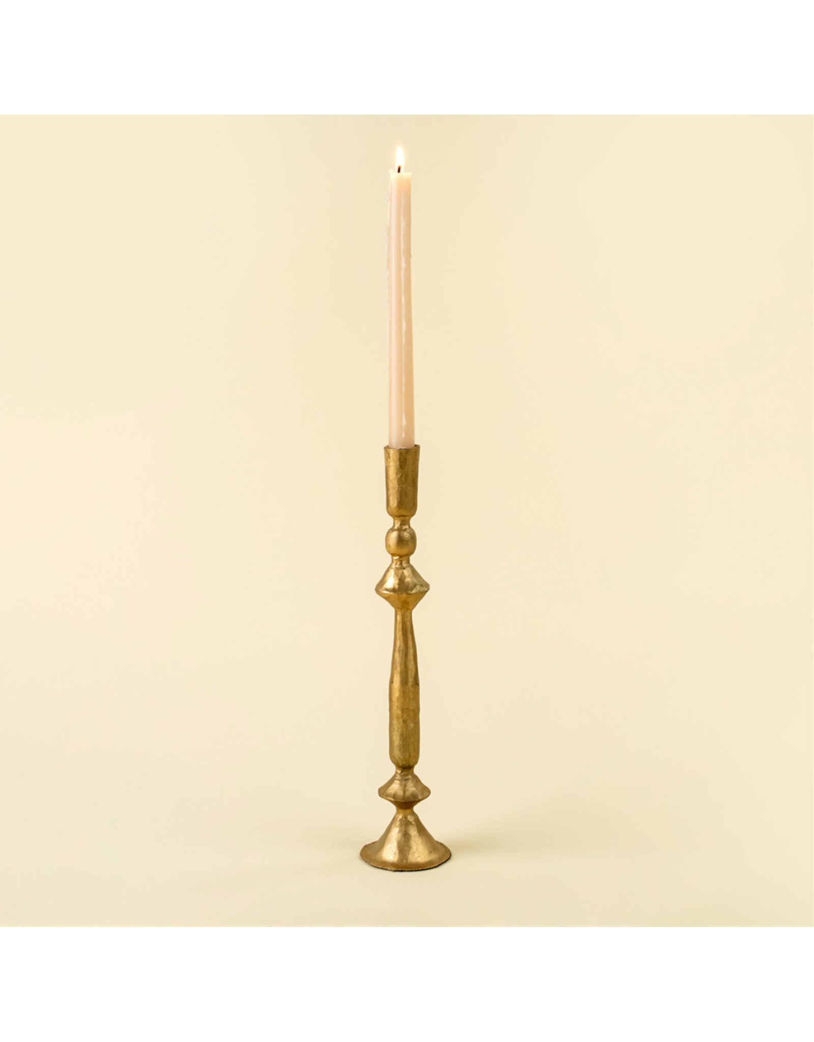 Petra Forged Candlestick L, Gold