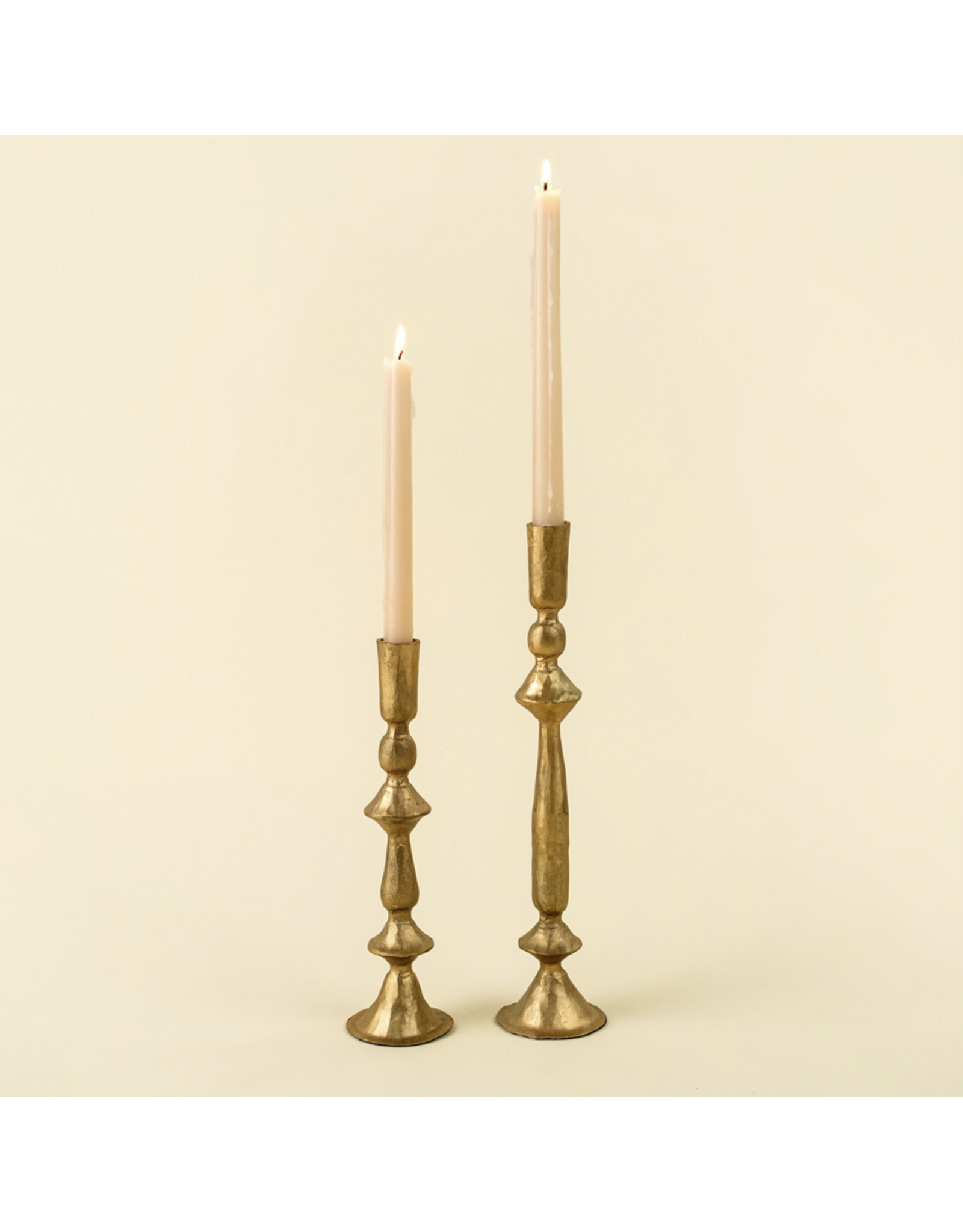 Petra Forged Candlestick L, Gold