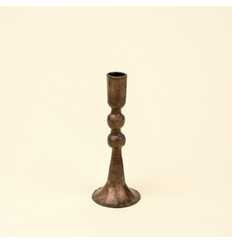 Caldera Forged Candlestick S, Rustic Brass