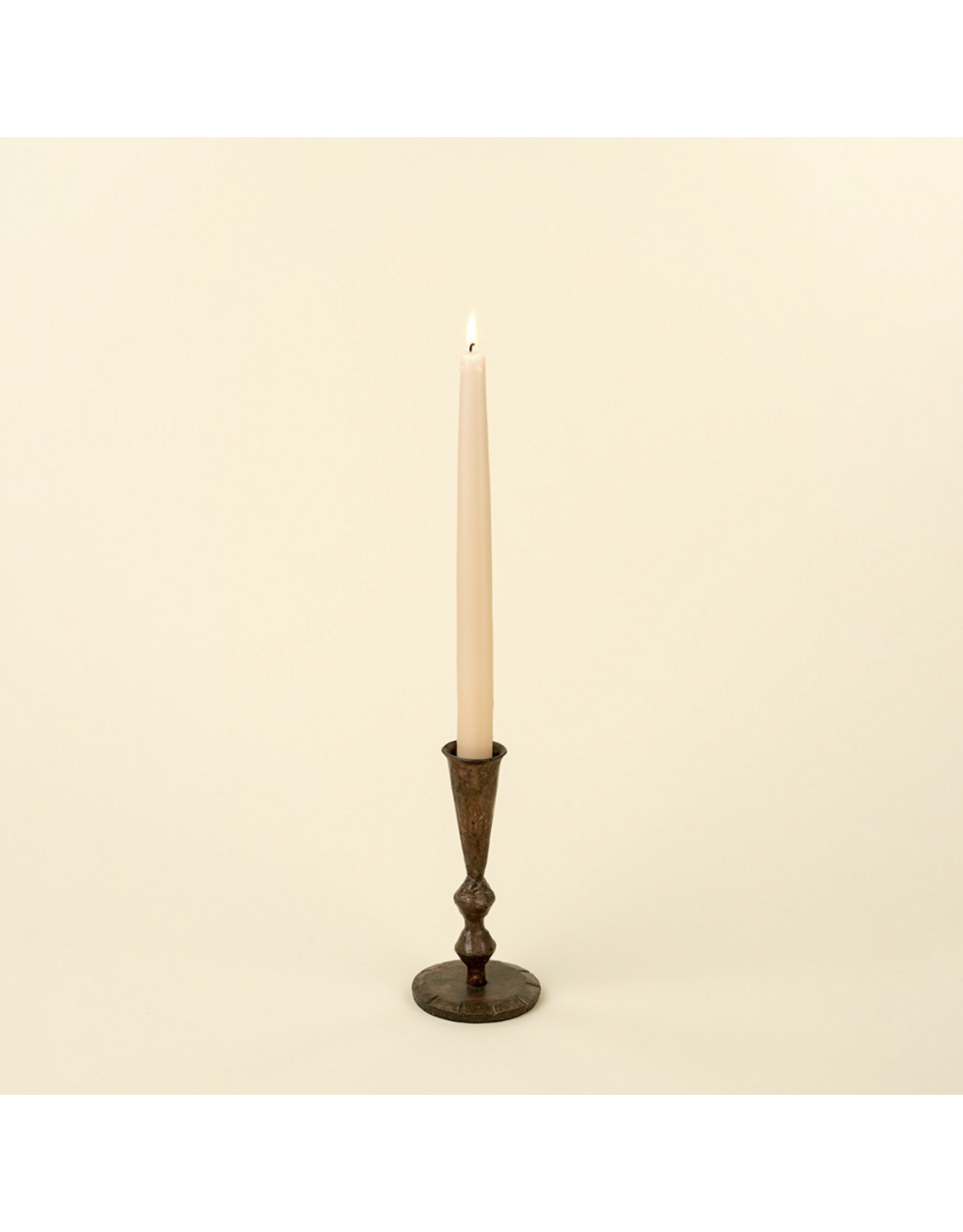 Ember Forged Candlestick S, Rustic Brass