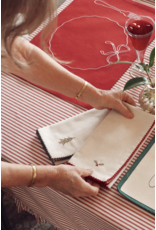 Festive Tree Embroidered Napkins S/4