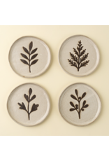Pressed Botanical Dishes S/4