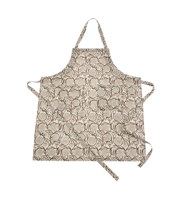 Jasmine Block Print Apron