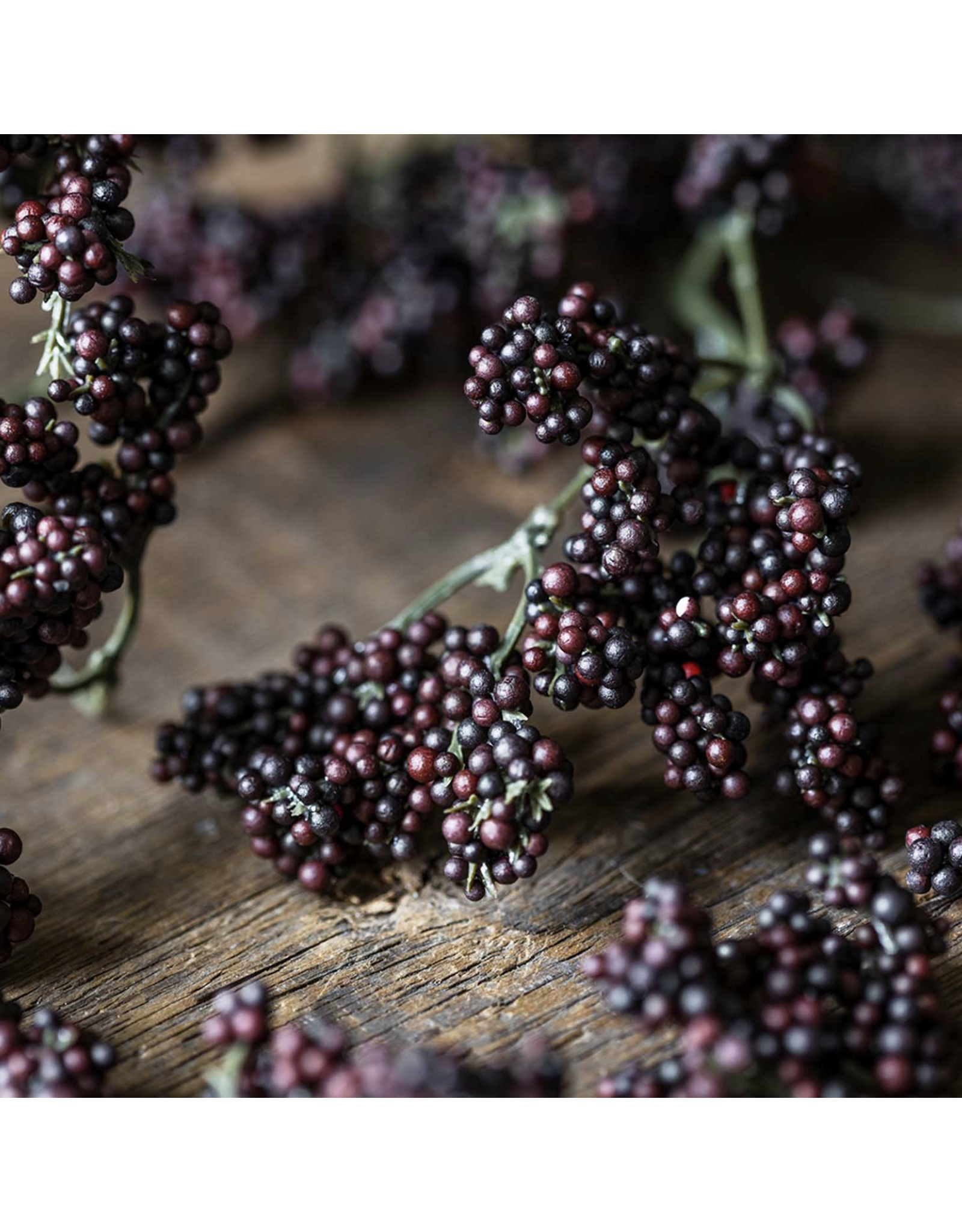Artificial Wild Winter Berry, Claret