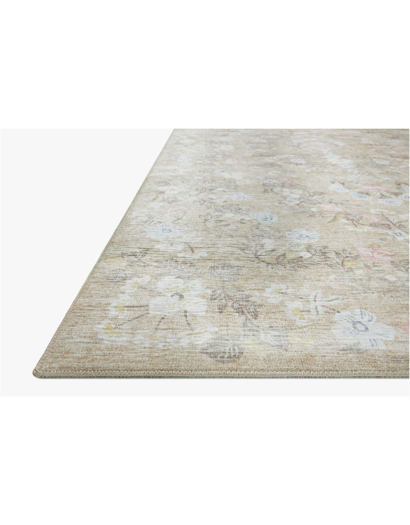 Rifle Paper x Loloi Rug PAL-05 Khaki 2'6" x 7'6"