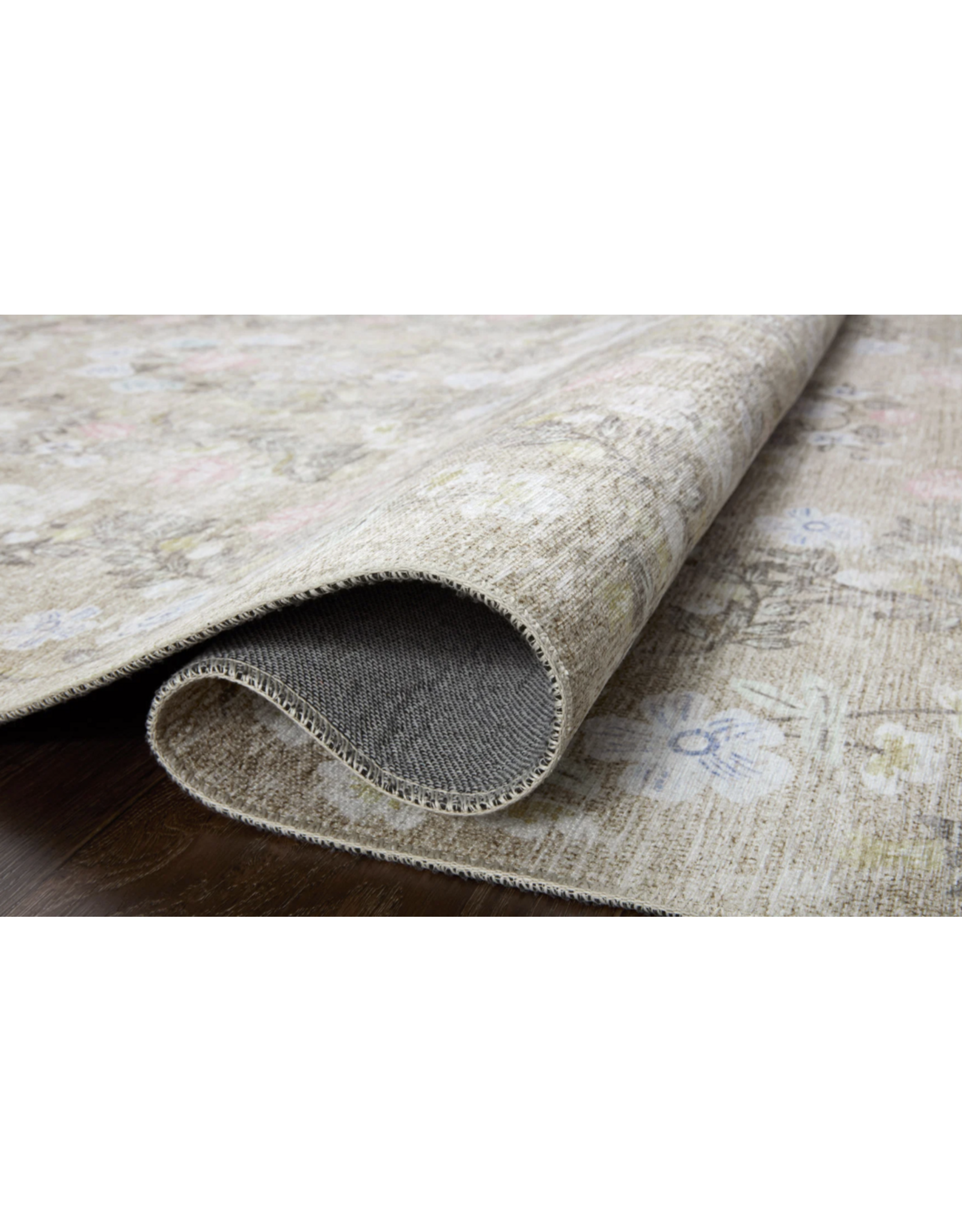 Rifle Paper x Loloi Rug PAL-05 Khaki 2'6" x 7'6"