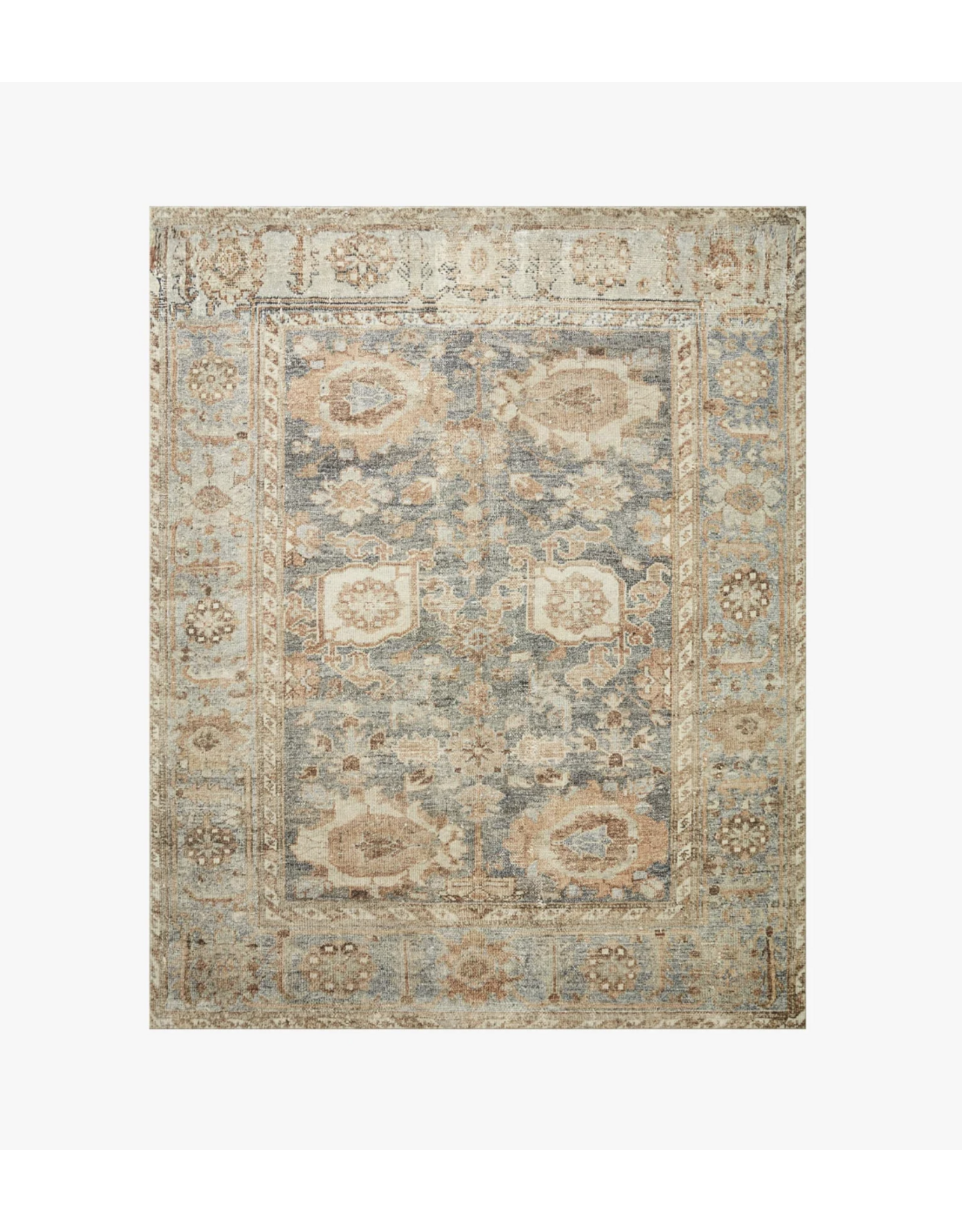 Loloi Margot Rug MAT-03 Ocean/Spice 2' x 5'
