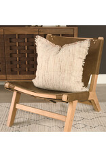 Fraye 22x22 Pillow, Oatmeal Multi-Tone