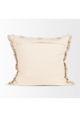 Fraye 22x22 Pillow, Oatmeal Multi-Tone