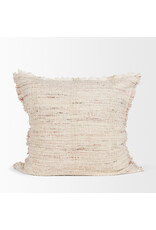 Fraye 22x22 Pillow, Oatmeal Multi-Tone
