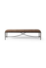 Jade Accent Bench in Altair Mushroom 70.5"