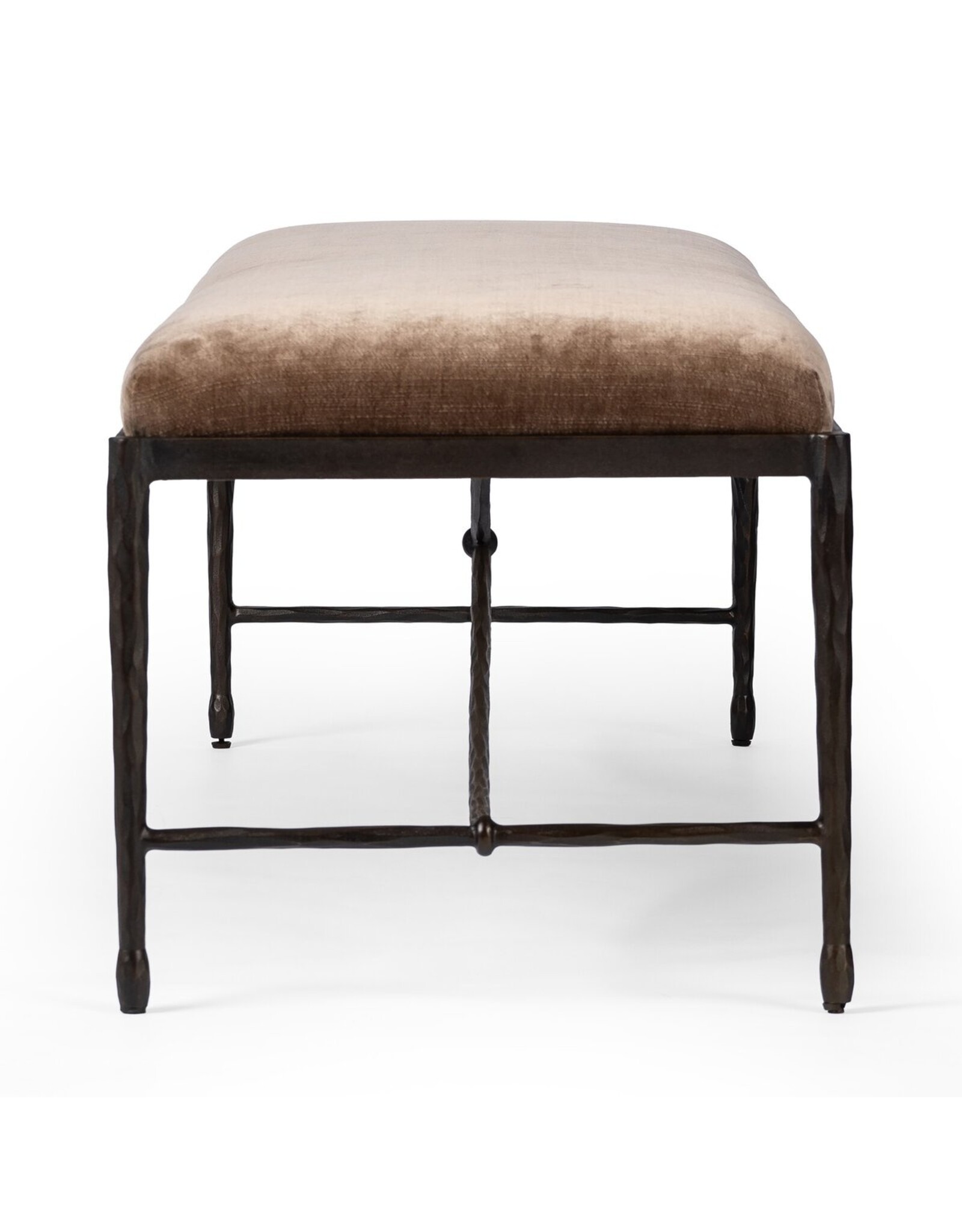 Jade Accent Bench in Altair Mushroom 70.5"