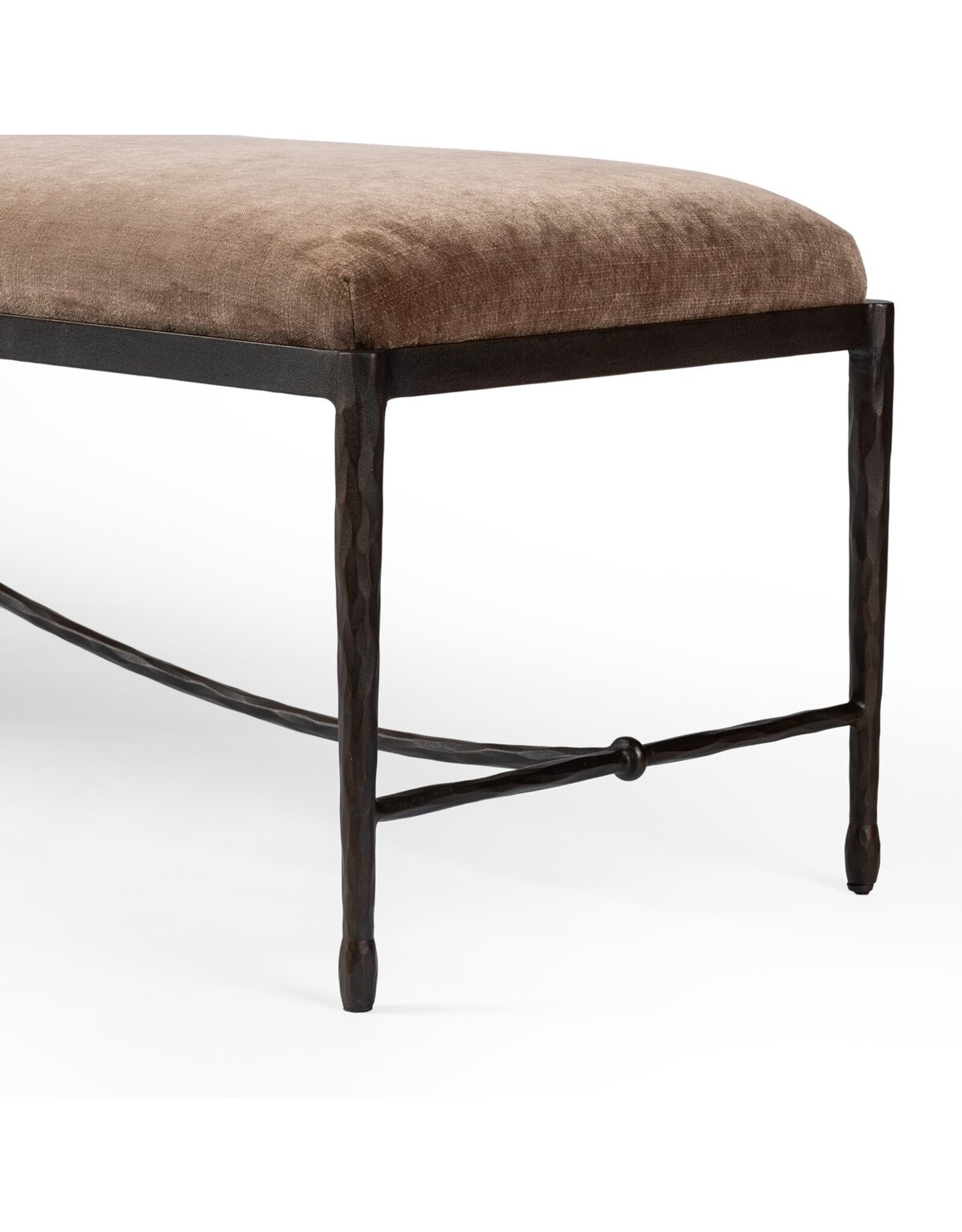 Jade Accent Bench in Altair Mushroom 70.5"