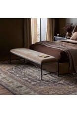 Jade Accent Bench in Altair Mushroom 70.5"