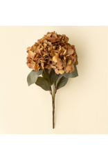 Autumn Hydrangea Spray, Burnt Orange