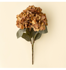 Autumn Hydrangea Spray, Burnt Orange