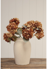 Autumn Hydrangea Spray, Burnt Orange