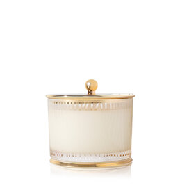 Thymes Frasier Fir Gilded Frosted Wood Grain Candle, 9oz
